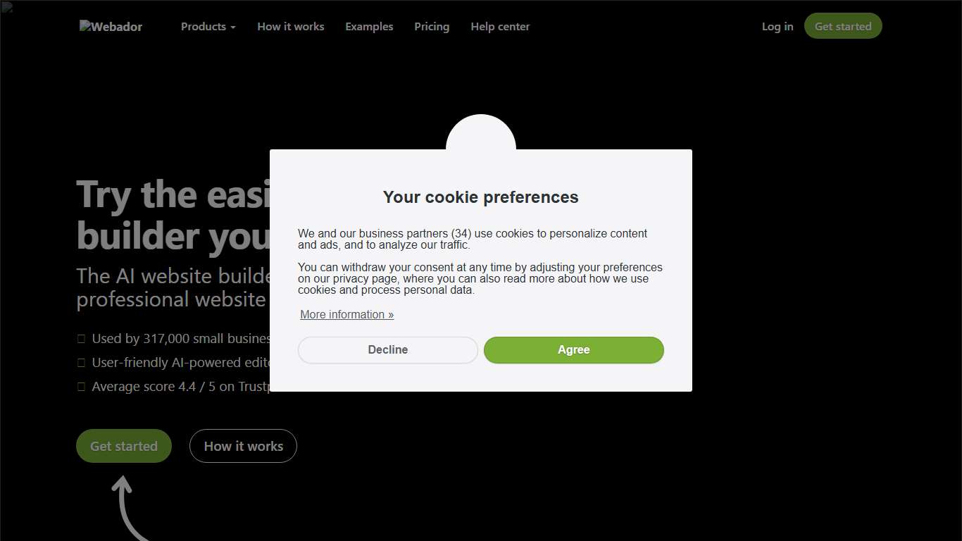 #1 AI Website Builder 2026 Free to Use - Webador.ca - Webador